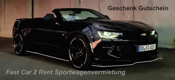 Tagesmiete Chevrolet Camaro SS Cabrio (Mo-Do) inkl. 200km